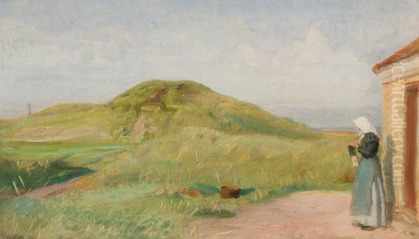Ved et hus i naerheden af Fyrbakken. - view 1