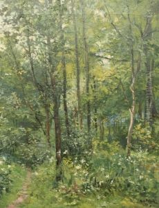 Sous-bois (apres la pluie), Sauheid