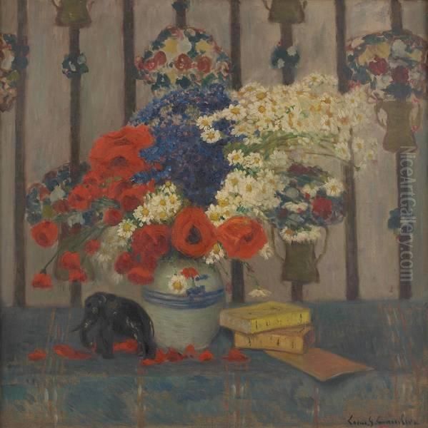 Composition Florale Et Elephant - view 1