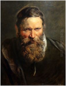 Study of the Head of a Bearded Man by (studio of) Rubens, Peter Paul