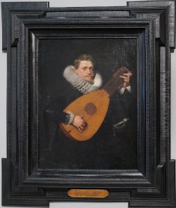 Portrait of a man with a lute by (studio of) Rubens, Peter Paul