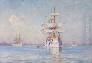 Peace (The White Squadron in Boston Harbor)