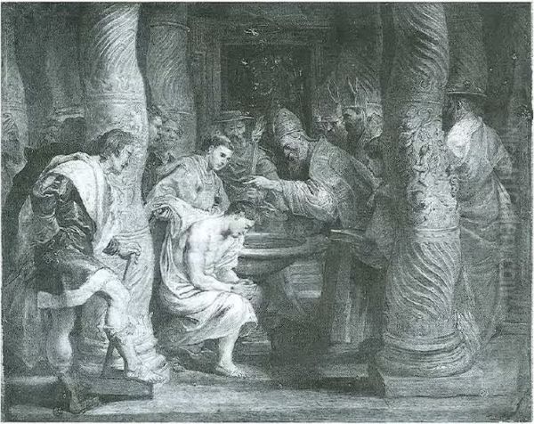 Baptism of Constantine - view 1