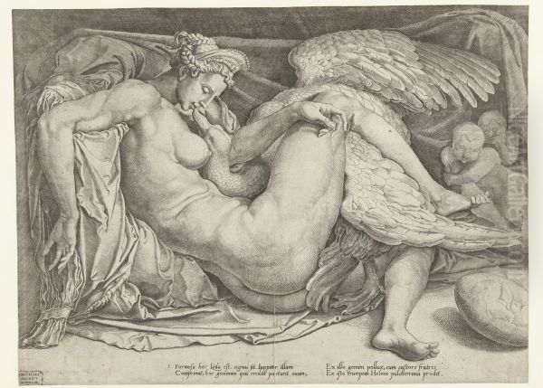 Leda and the Swan - view 1