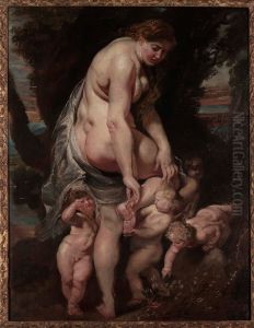 Venus Wounded by a Thorn by (studio of) Rubens, Peter Paul