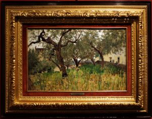 L'erta del Bao a Settignano by Telemaco Signorini