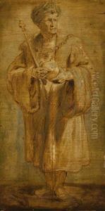 Statue of the emperor Frederick IV by (studio of) Rubens, Peter Paul