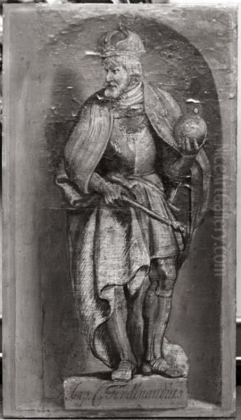 Statue of the emperor Ferdinand I - view 1
