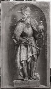 Statue of the emperor Ferdinand I by (studio of) Rubens, Peter Paul
