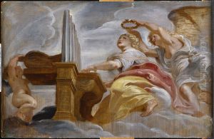 Die heilige Cacilia by (studio of) Rubens, Peter Paul