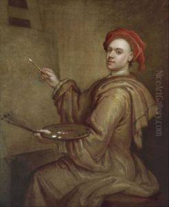 Self-Portrait by Hamlet Winstanley