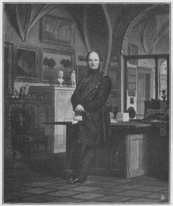 Konig Friedrich Wilhelm IV. im Arbeitszimmer by Franz Kruger