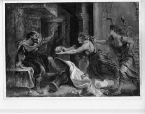 The banquet of Tereus (Ovid, Metamorphoses, VI, 647-674) by (studio of) Rubens, Peter Paul