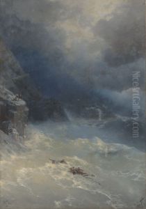 The storm at Cape Aya by Ivan Aivazovsky