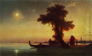 A bay near Venice by Ivan Aivazovsky
