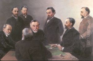 Aivazovsky with Friends by Ivan Aivazovsky