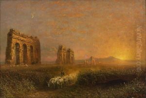 Romische Campagna by Albert Arnz