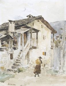 Sierre by Albert Anker