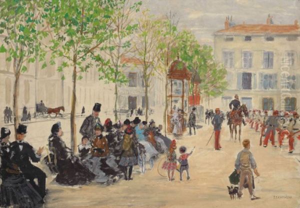 La Place Monge a Paris - view 1