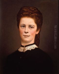 Portrait of empress Elisabeth of Austria by Alexander von Wagner