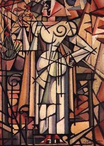 Girl of carnations by Amadeo De Souza Cardoso