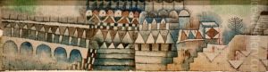 Old Town and Bridge by Paul Klee