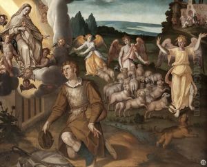 Aparicion de la Virgen a San Ramon Nonato by Francisco Pacheco