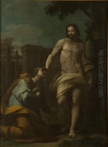 Aparicion de Cristo a la Magdalena by Antonio Gonzalez Velazquez