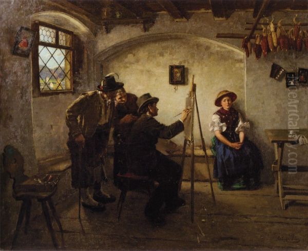 The portrait painter in the country - view 1