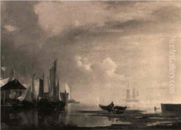 Segelschiffe im Hafen - view 1