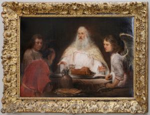 Abraham and three Angels by Arent de Gelder