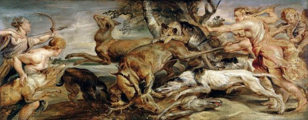 Diana's hunt (modello) - view 1