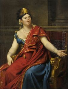 Mlle Raucourt dans son costume d'Agrippine by Adele Romany