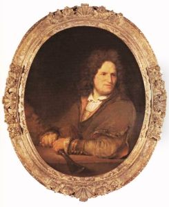Portrait of Dutch sculptor and woodworker Hendrik Noteman