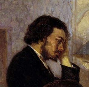 Portrait of Aleksey Afanas'ev (1850-1920). Portrait of Aleksey Afanas'ev (1850-1920).