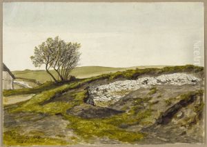 Affaldsdynge, Fannerup, Ginnerup sogn. by Andreas Peter Madsen