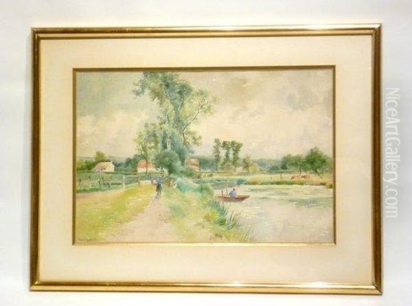 "pecheurs 
A L'etang" - view 1