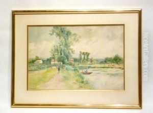 "pecheurs
A L'etang" by Jean Cambresier
