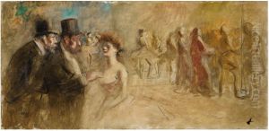 After the Dance by Jean-Louis Forain