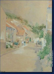 Rue Animee by Jean Cambresier
