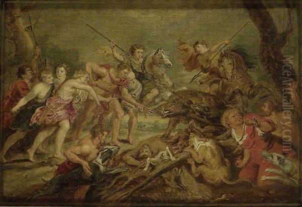 The Hunting of the Calydonian Boar - view 1