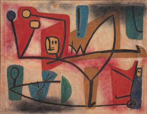Ubermut Exuberance by Paul Klee