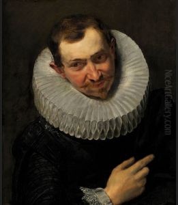 Portrait of the landscape painter Jan Wildens by (studio of) Rubens, Peter Paul