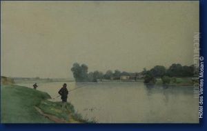 La Meuse A Wandre by Jean Cambresier