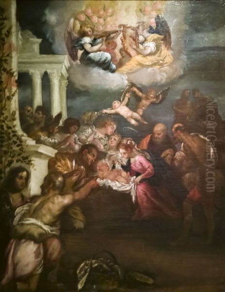 Adoration of the shepherds - view 1