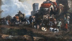 Landscape with Caravan