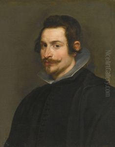 Portrait of a Gentleman, half-length, wearing black