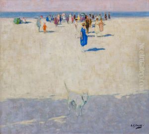A Day at the Beach by Allen Gilbert Cram