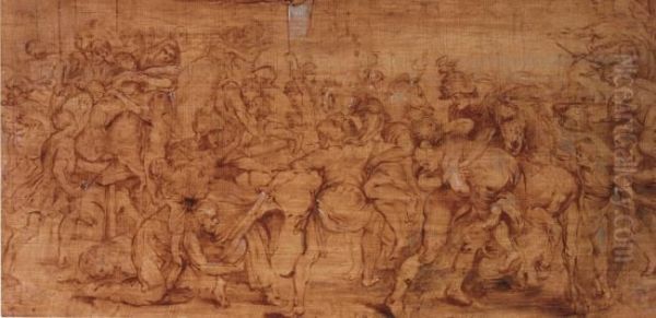 The Rape of the Sabines - view 1