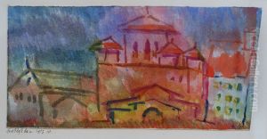 Friedhofsbau by Paul Klee